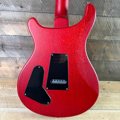 PRS S2 Wood Library Special Semi-Hollow Quilted Top Ebony Fretboard Satin Bonnie Pink Cherry Burst  S2088417 image 12