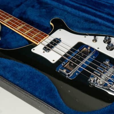 1976 Rickenbacker 4001 Bass Jetglo Finish w/OHSC image 5