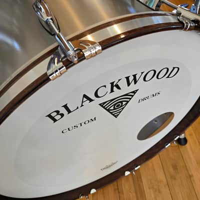 Drum Kits - Blackwood Drum Co. 14x22 9x13 15x16 Steel/Hybrid Maple Drum Kit image 6