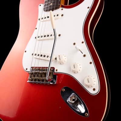 Used 2021 Fender Custom Shop Limited Edition Double-Bound Stratocaster Journeyman Relic Aged Candy Tangerine with Case image 5