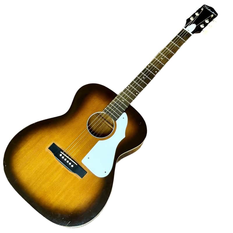 Silvertone 600 AVS Acoustic Guitar w/ Soft Case image 1