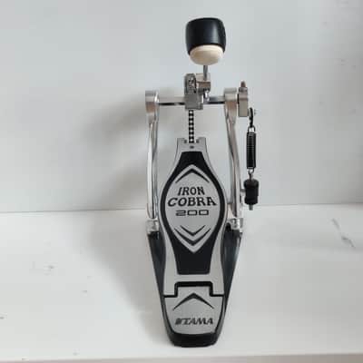 Tama HP200P Iron Cobra 200 Series Single Bass Drum Pedal 2010s - Black/Chrome image 2