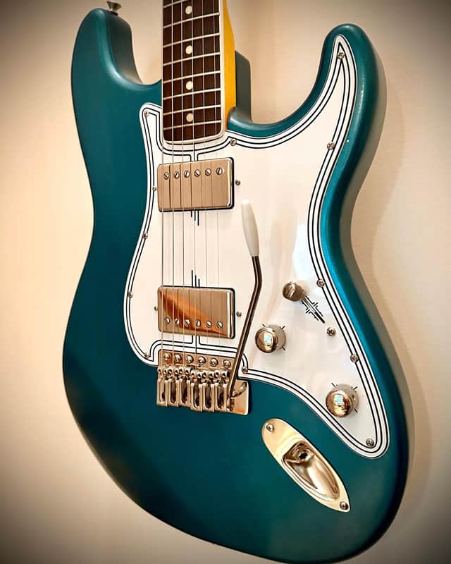 TopHat Stratavarius 2HB 2024 - Blue metallic w/custom checking image 1