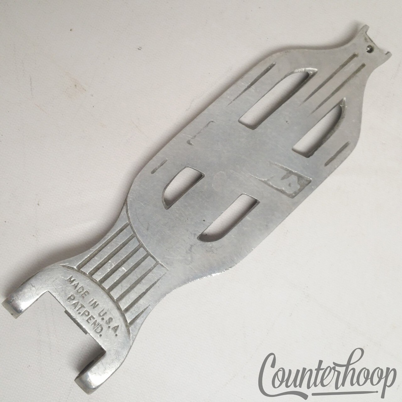 Rogers Swivomatic Bass Drum Foot Pedal Footboard Made In USA Pat Pend Swivo Part — main photograph