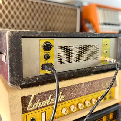 Klemt Echolette BS-40 tube guitar bass amplifier c 1965 - GOLD original vintage valve amp image 5