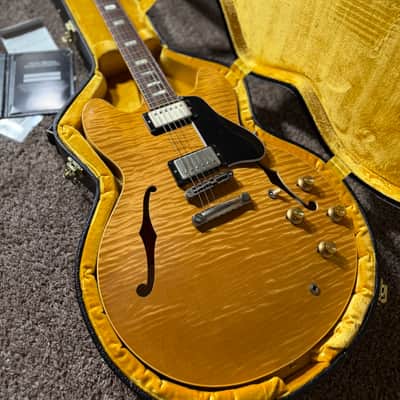 Gibson 2015 Memphis '63 ES-335 Block Neck - Figured Natural VOS image 22