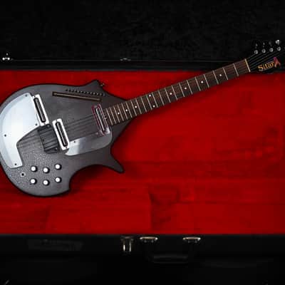 Jerry Jones Master Electric Sitar from the early 90s in Crackle Red/Black with Hardcase image 11
