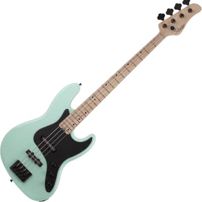 Schecter J-4 bass in Sea Foam Green image 1