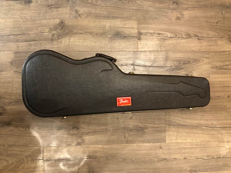 1990's Fender USA Red Logo Label Molded Hardshell Case Strat Tele USA Guitar image 1