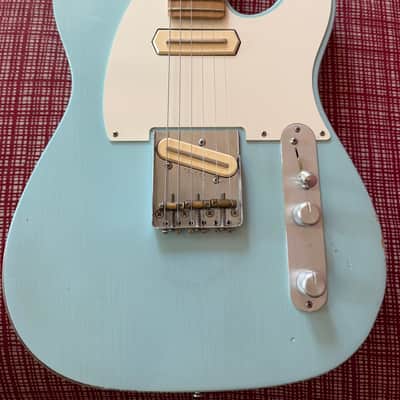 Fender Telecaster Vintera Road Worn Sonic Blue, Lollar CC and BS pickups image 1