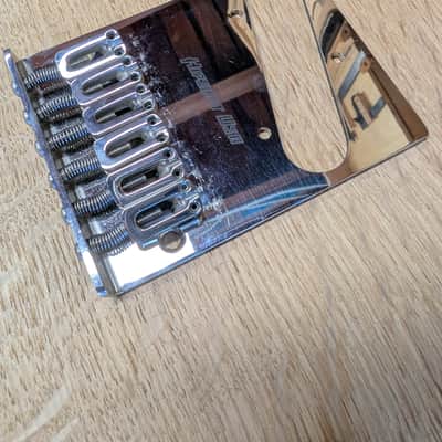 Hipshot Telecaster 6-Saddle Retrofit Bridge - 3-Hole Mount 2020s - Stainless Steel image 2