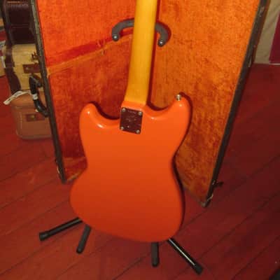 1965 Fender Mustang Salmon Pink w/ Original Hardshell Case image 10