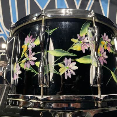 Yamaha - 8x14" SD980 Vintage MIJ Recording Custom, Hand-Painted Snare Drum, Immaculate! 1980s image 12