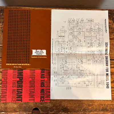 Marantz Model 1040 Vintage HiFi Console Integrated Amplifier image 17