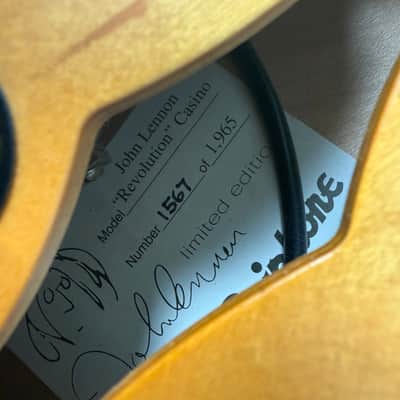 Epiphone USA John Lennon Revolution Casino Natural image 3