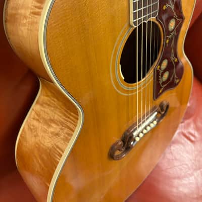 1998 Gibson SJ-200 Natural OHSC image 4