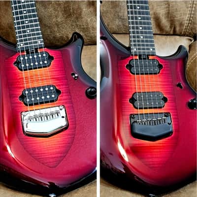 Ernie Ball Music Man (1 of only 3) John Petrucci Signature Majesty 6 2024 - Cherry Glow 🍒 Lava Flow image 2