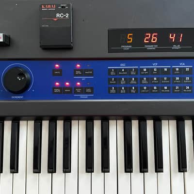 Kawai K3 - Hybrid Synthesizer W/ PPG Style Overlay & 2 RC-2 Memory Cartridges image 2