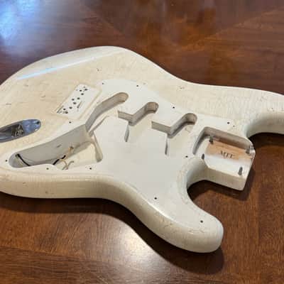 NOS Relic Alder MJT Hardtail Stratocaster Body only 4 lbs 6 oz with Fender Hardware! image 6