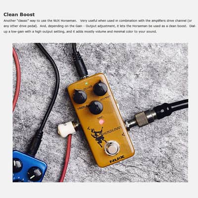NuX NOD-1 Horseman Overdrive Pedal Free Shipment,price include the import duty for US buyer image 8
