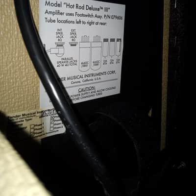 For Sale: 2011 Fender Hot Rod Deluxe III LTD Combo Amp – Cream Tolex –Excellent Condition! image 8