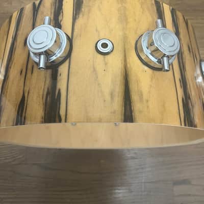 DW DW Collectors EXOTIC lacquer DIE CAST HOOPS 6”x14” Snare Drum - EXOTIC LACQUER IVORY EBONY image 9
