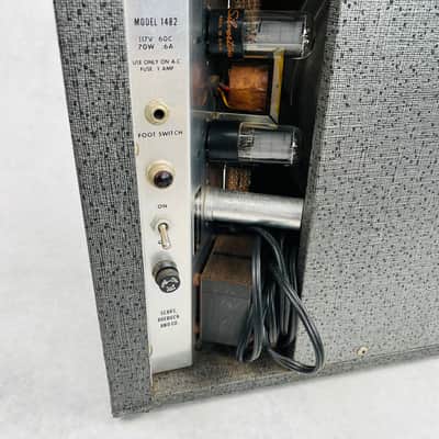 Silvertone Model 1482 1x12" Combo Amplifier 1960s - Gray image 11