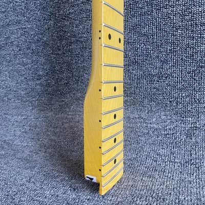 Yellow Sanches Guitar Maple Neck, 22 Frets Fingerboard image 7