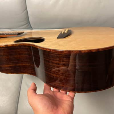 Hsienmo Shiyi Bear Claw Sitka Spruce Solid Top & Wild Indian Rosewood Solid back sides with hardcase image 22