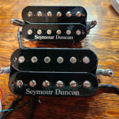 Seymour Duncan SH-6s Duncan Distortion Humbucker Set 2010s - Black image 1