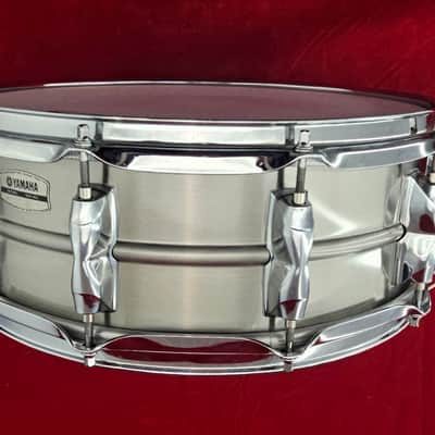 Yamaha RLS-1455 14x5.5 Recording Custom Stainless Steel Snare Drum 2020s - Brushed Steel image 4