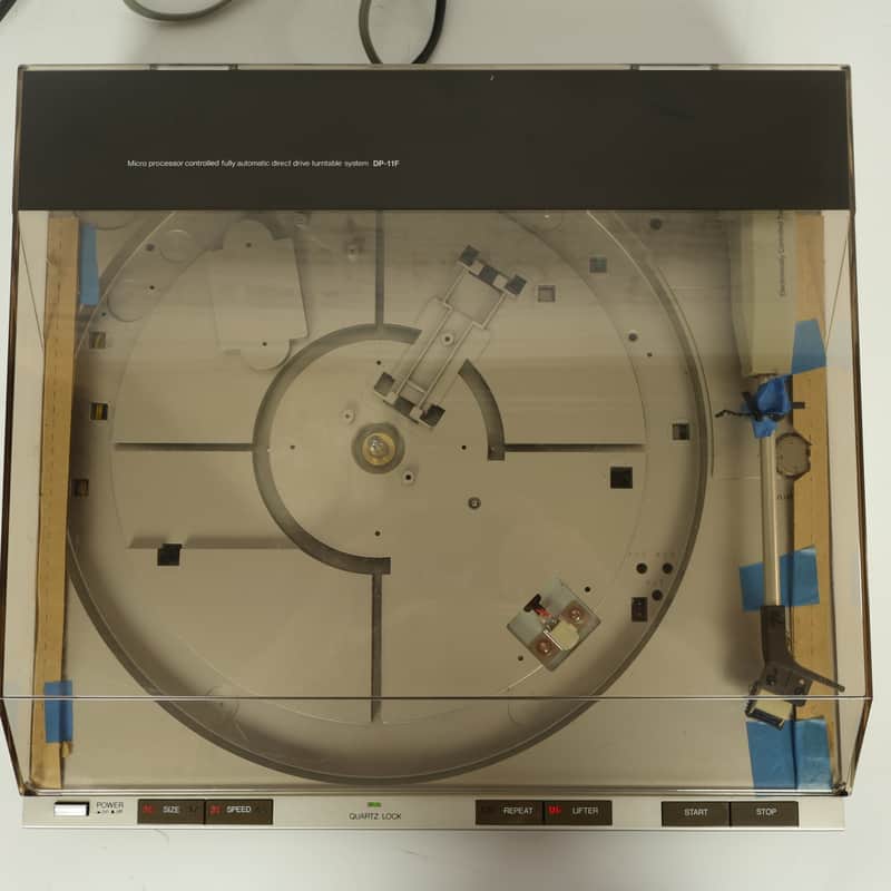 1983 Denon DP-11F Fully Automatic Direct Drive Turntable W/ Original Box image 1