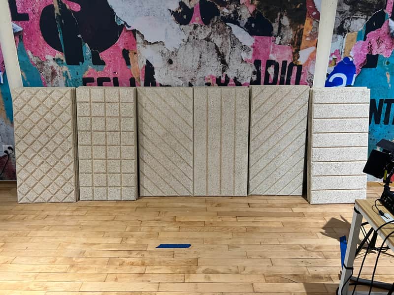 Podcast Sound Panels - Baux Wood Wool Acoustic Sound Panels 2023 image 1