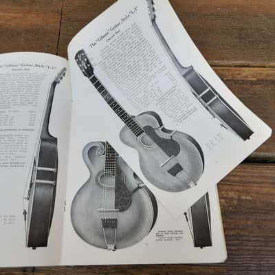 Vintage 1914 Gibson Full-Line Catalog "I"! Extremely Rare, Original Case Candy, Paperwork! Guitar, Mandolin, Harp Guitar! image 7