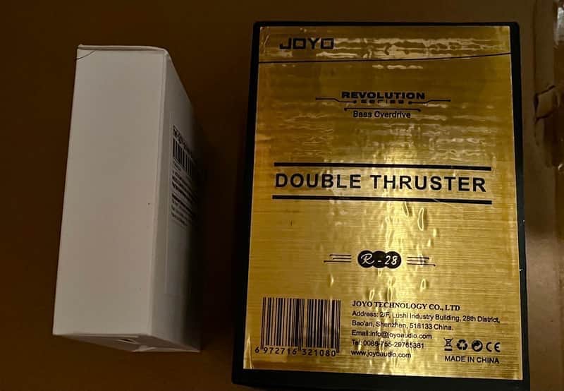 Brand New R-28 Double Thruster Bass Overdrive Fat tone, clear punchy lows. w/9v Pwr Adapte image 1