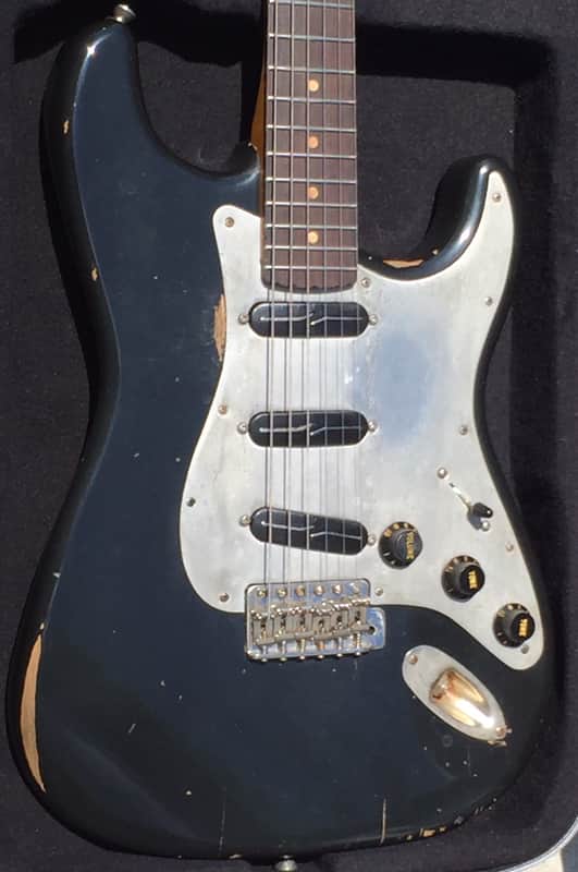 Frank Verrilli S Style Model Guitar 2013 Black/Silver image 1
