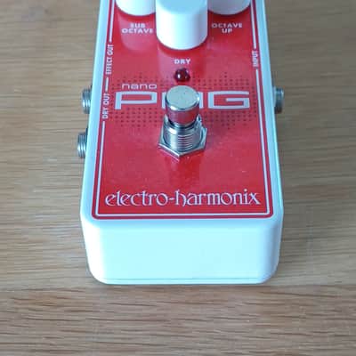 Electro-Harmonix Nano POG Polyphonic Octave Generator 2015 - Present - Red / White image 2