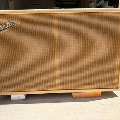 1962 Fender Bassman 50W Blonde Piggyback Amp & Cab image 7