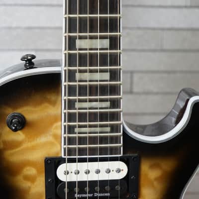 Dean Dean Thoroughbred Select Floyd Quilted Maple - Natural Black Burst image 3