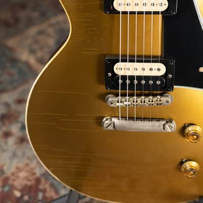 Gibson Custom Shop Limited Edition 1957 Les Paul Reissue Murphy Lab Electric Guitar - Goldtop Dark Back Light Aged with Hardshell Case image 15