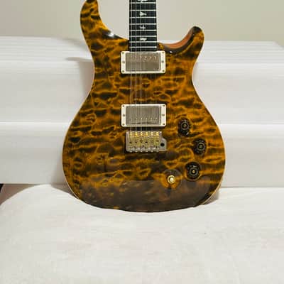 PRS DGT Wood Library One Piece 10-Top - Brazilian Rosewood Fretboard Yellow Tiger beauty image 2
