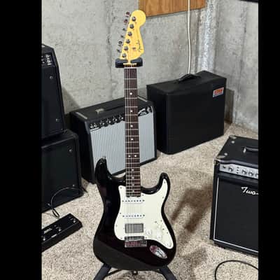 Fender American Elite Stratocaster HSS Shawbucker with Rosewood Fretboard 2016 - 2019 - Mystic Black image 1