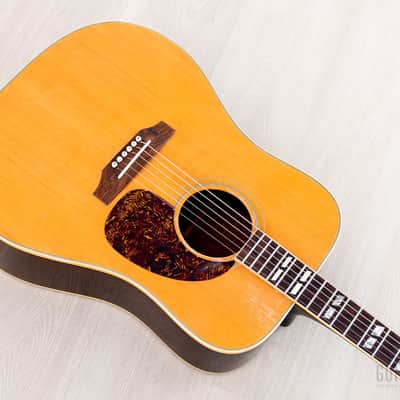 1968 Gibson SJN Southern Jumbo Natural Vintage Dreadnought Acoustic Guitar Long Scale 25 1/2" w/ Case image 9