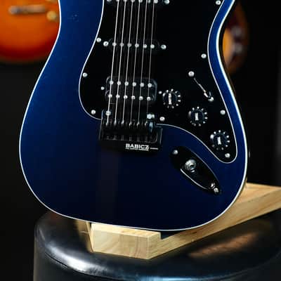 2021 Fender Stratocaster Aerodyne II (75 Anniversary), Made in Japan - Gun Metal Blue / Babicz Bridge / Pro Setup image 3