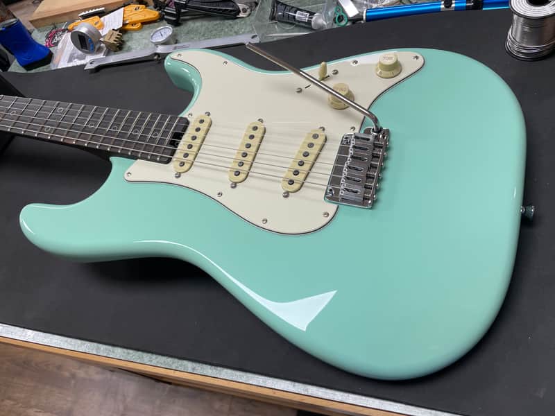 Schecter Nick Johnston USA Signature- Atomic Green image 1