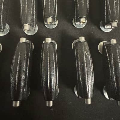 Gretsch Broadkaster Snare Lugs (10) Double-End 90’s - 00’s - Gunmetal image 8