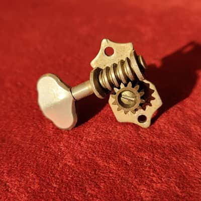 Vintage '20s/'30s Grover Open Back 3+3 Sta-Tite Tuning Machine Heads Nickel image 4