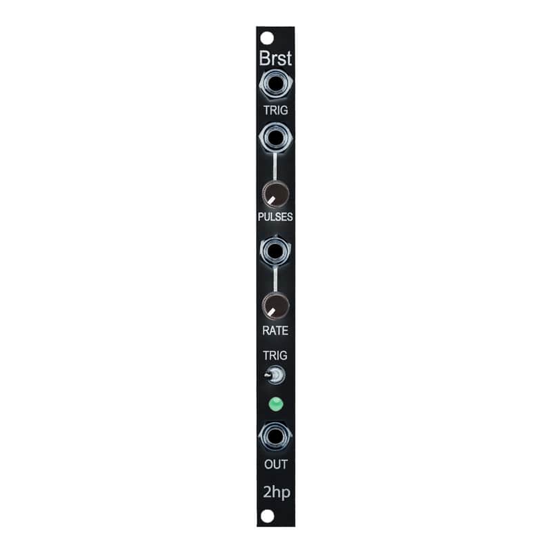 2hp BRST Eurorack Burst Trigger Module (Black) image 1