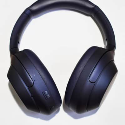 Sony WH-1000XM4 Wireless Active Noise Canceling Over-Ear Headphones - Blue Bild 2