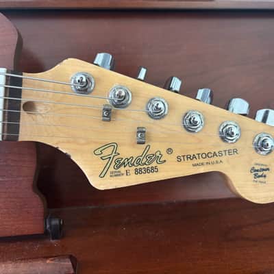 Daphne Blue 2000's Strat w/ Lambertones Crema and Hi/Lo Trons image 4